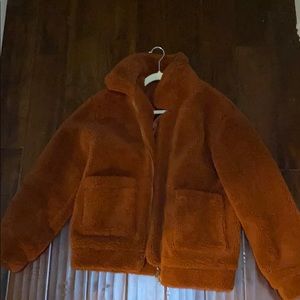 Elodie Brown Teddy Jacket